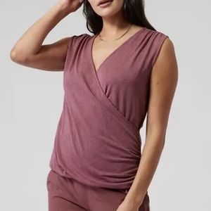 Athleta Breezy Wrap Tank Size XL